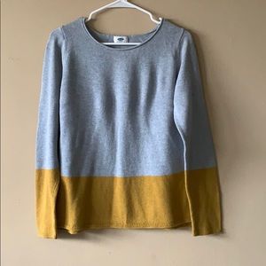 Colorblock sweater